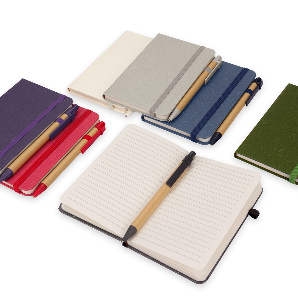 Caderneta Palha de Trigo com Caneta - Imagem 2